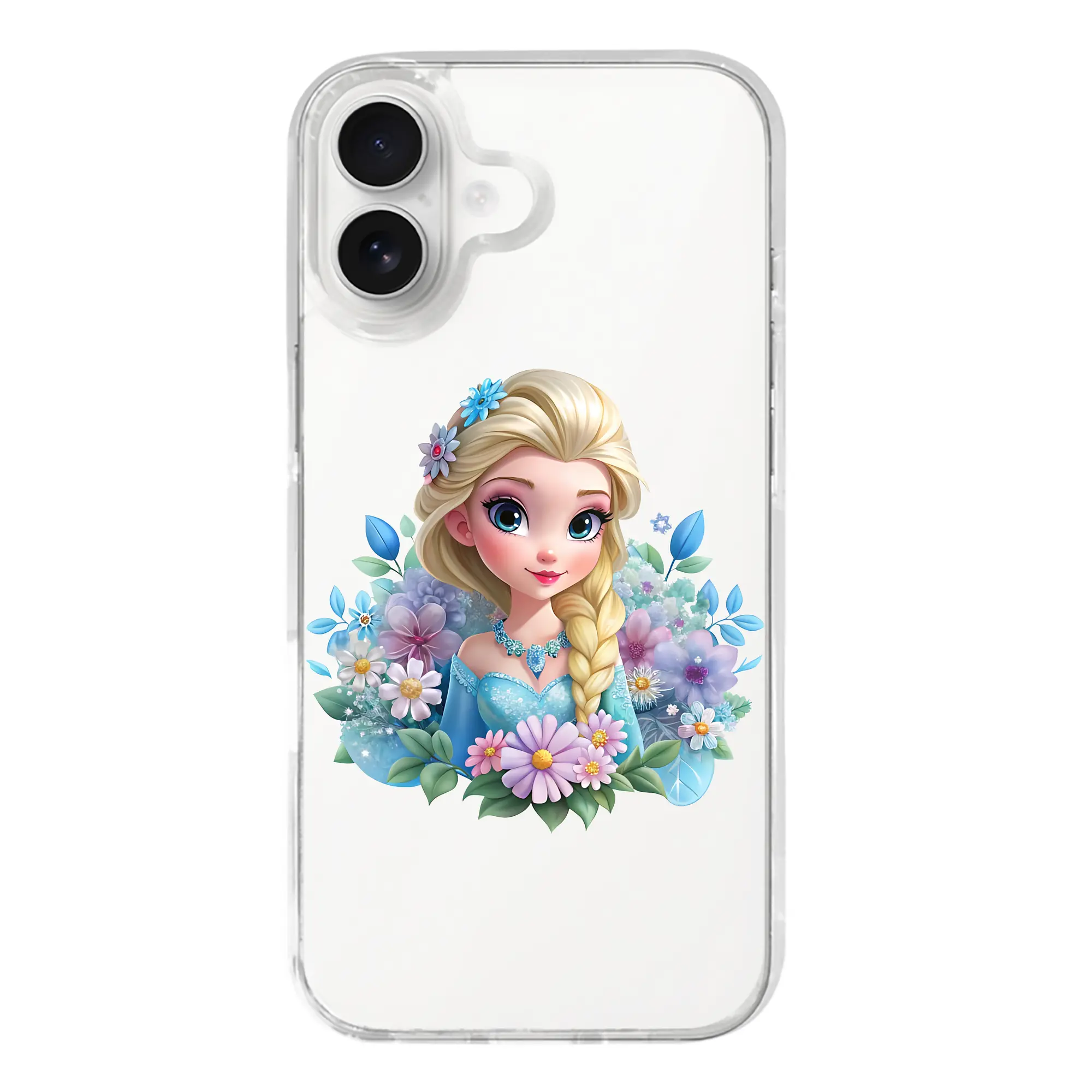 アナと雪の女王(Frozen) グッズ エルサ(Elsa) - iPhone 17シリーズ 透明スマホケース – 薄型・耐衝撃・精密フィット保護カバー